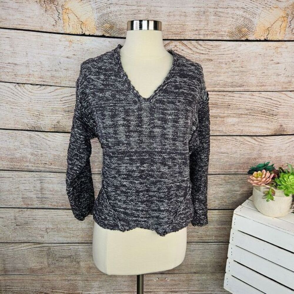 5/$25 Universal Thread Marled Knit V-Neck Sweater Cozy Long Sleeve Pullover XS
